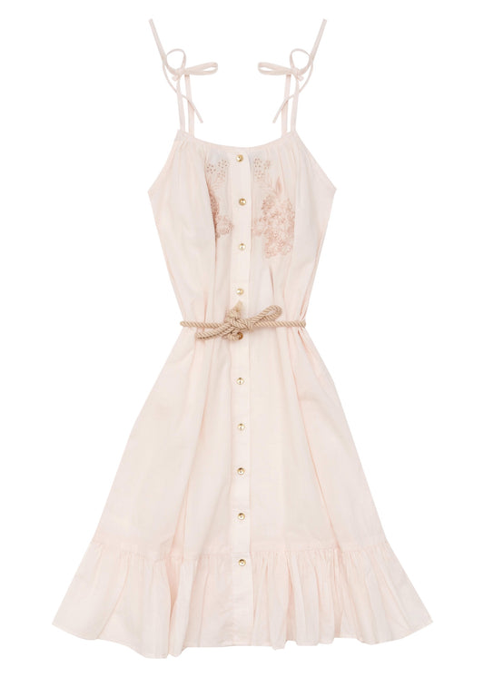 ALESSANDRA DRESS - ROSE QUARTZ