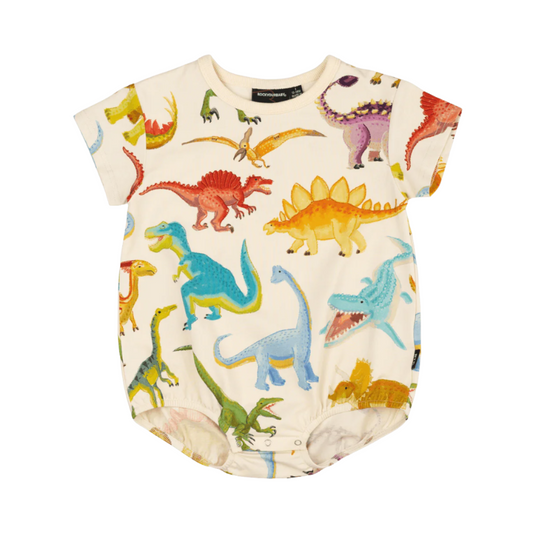 DINOS GALORE OVERSIZED BABY BODYSUIT