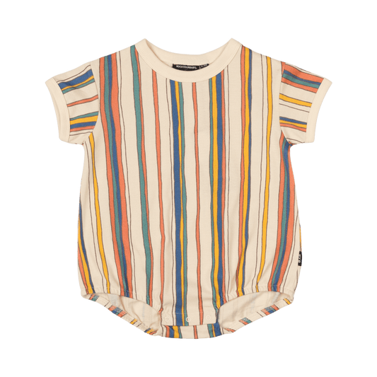 STRIPE POLO OVERSIZED BABY BODYSUIT