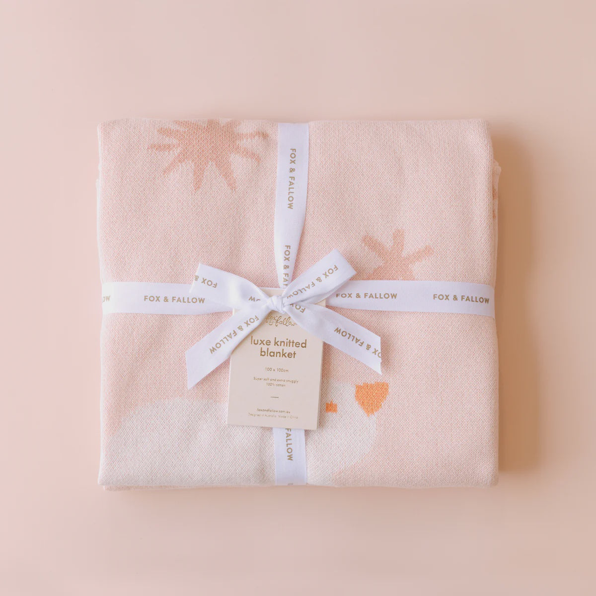 PINK DOVES BLANKET