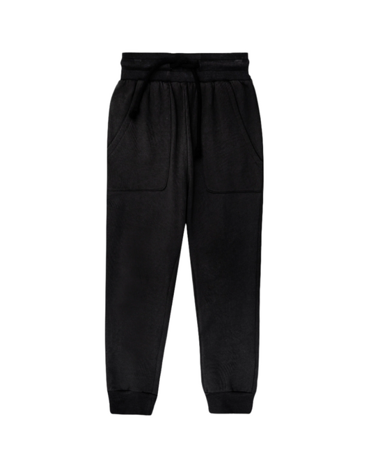 BOB TRACK PANTS - BLACK