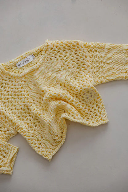 CROCHET PULLOVER - CITRUS