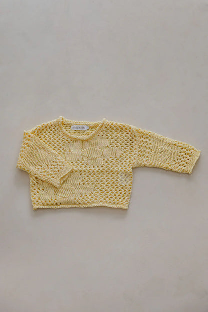CROCHET PULLOVER - CITRUS