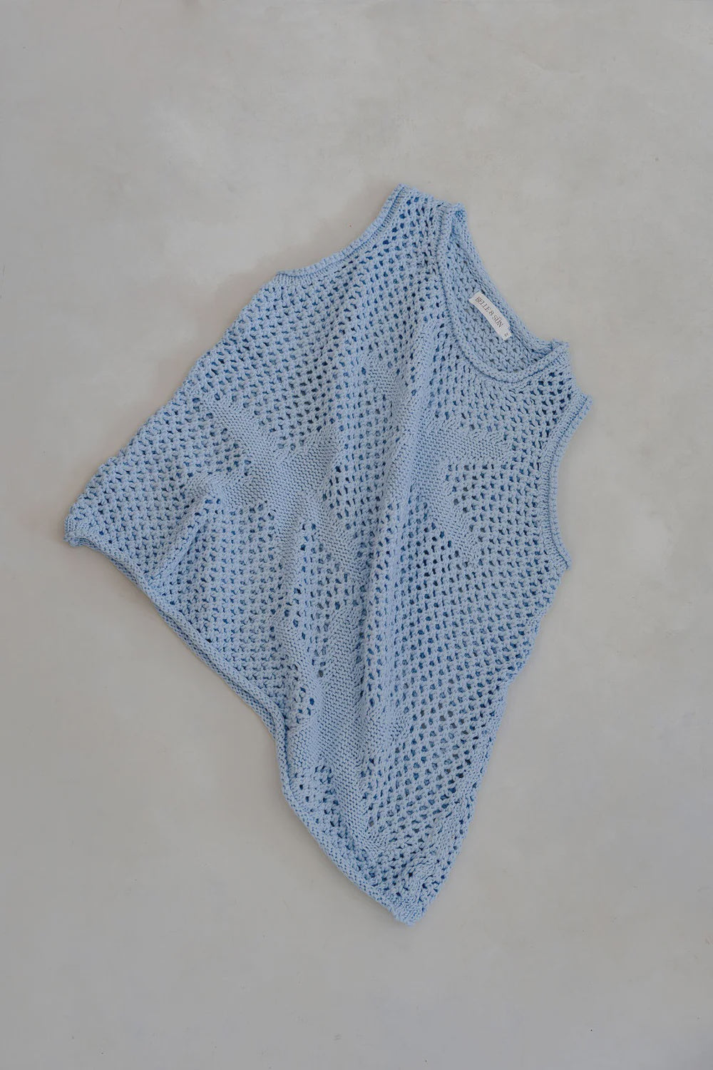 CROCHET SEA STAR DRESS - SKY