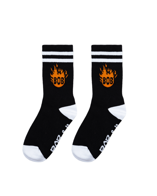FLAMIN' SOCKS - BLACK