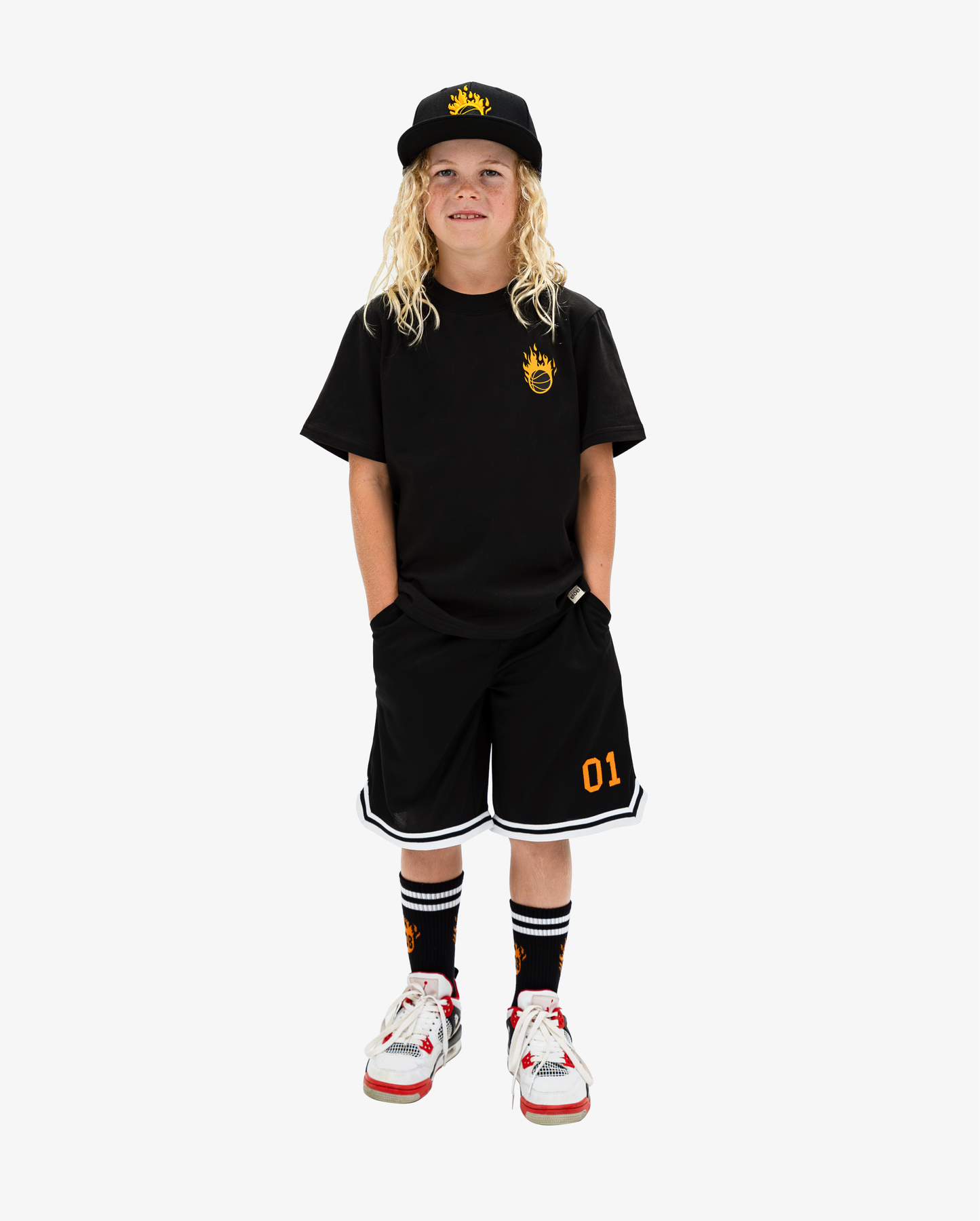 TIGER SLAM DUNK TEE - BLACK