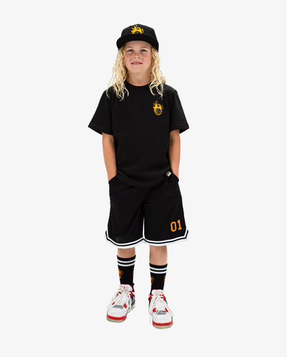 TIGER SLAM DUNK TEE - BLACK