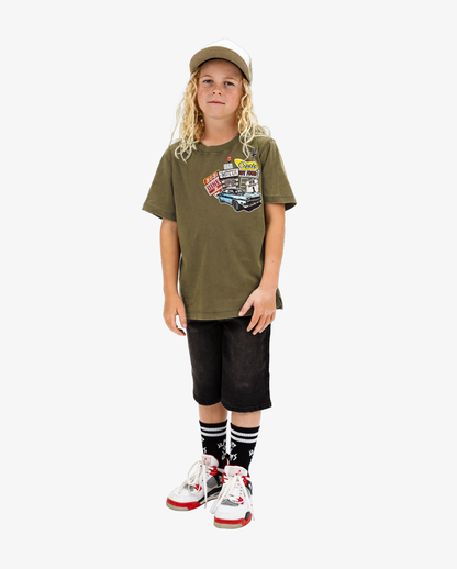 JORTS - BLACK WASH