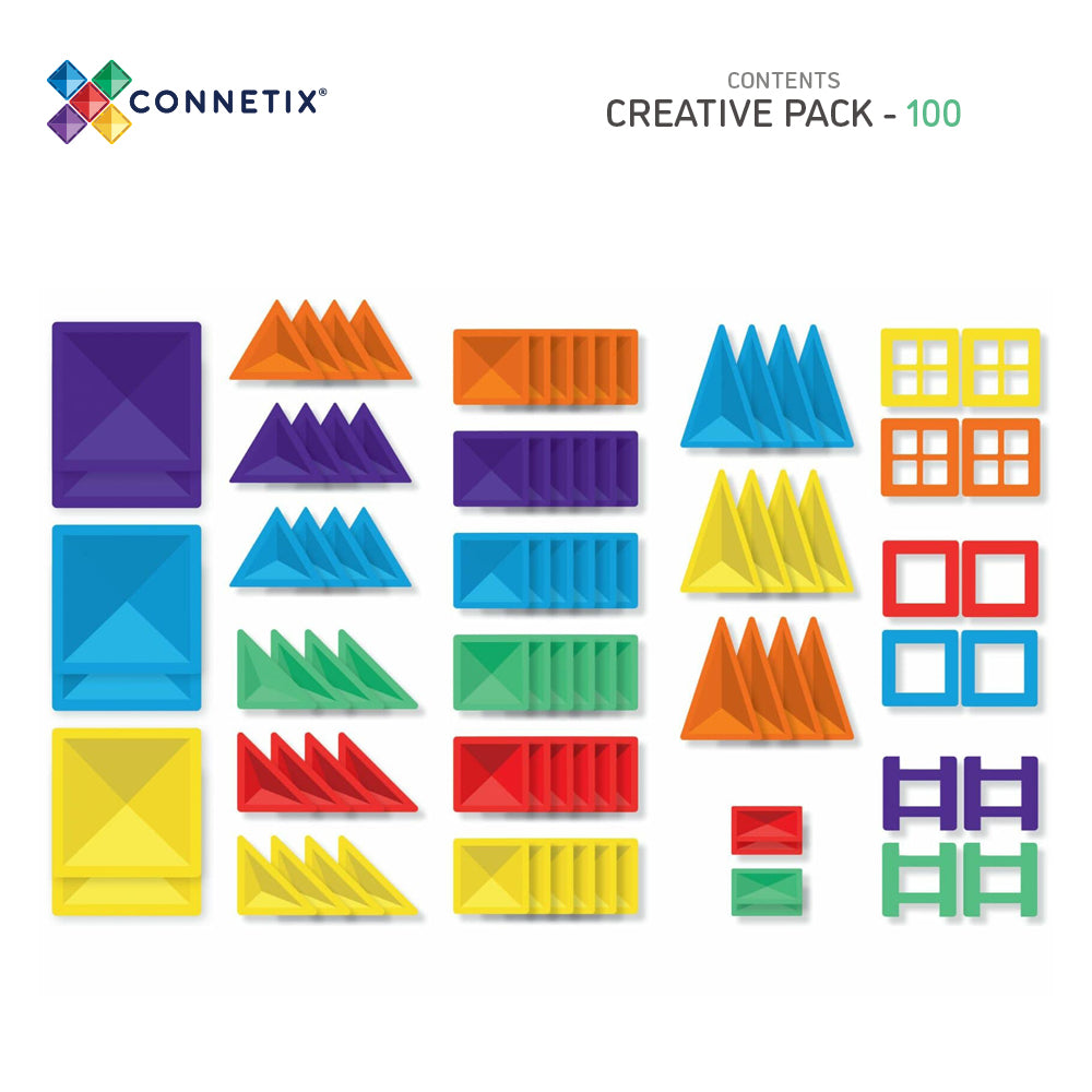 CONNETIX 102 PC CREATIVE PACK - RAINBOW