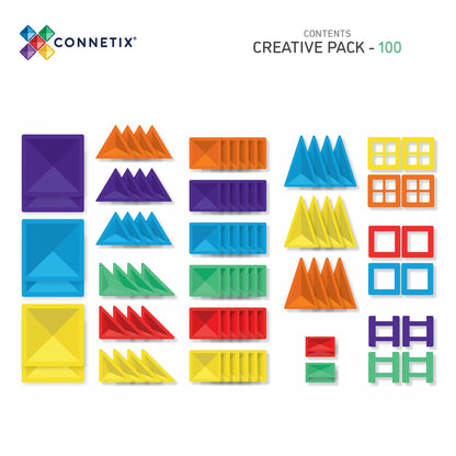 CONNETIX 102 PC CREATIVE PACK - RAINBOW