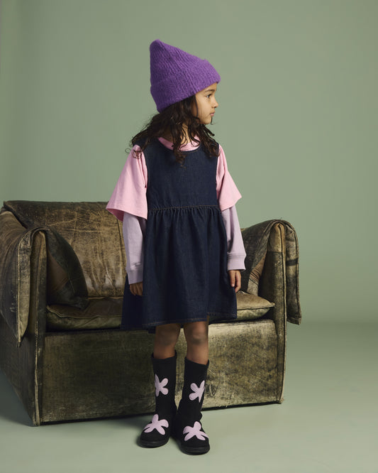 CUBBY WENDY DENIM DRESS - MIDNIGHT