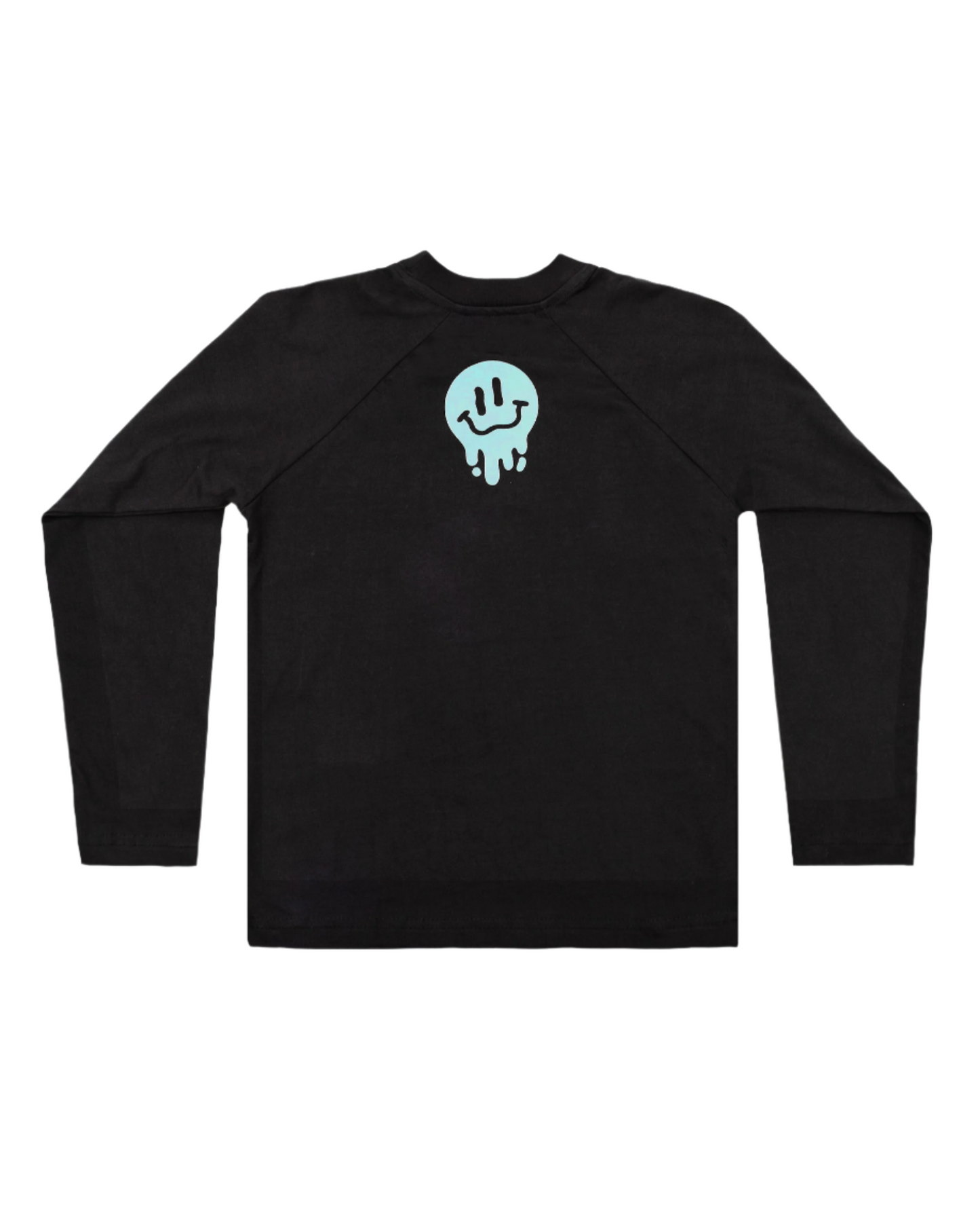 SMILE LS TEE - CHARCOAL