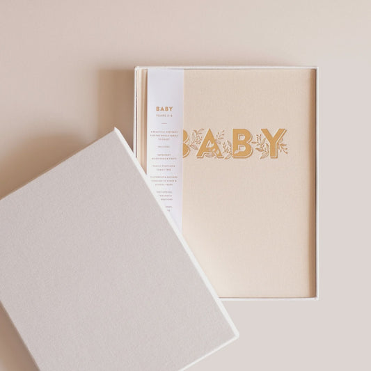 BABY BOOK BOXED - BUTTERMILK