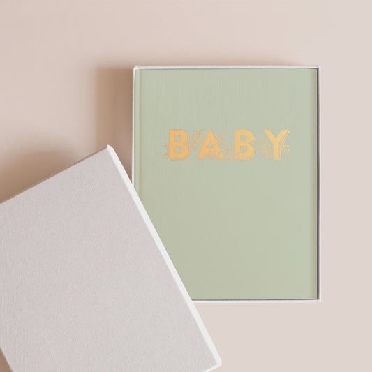 BABY BOOK BOXED  - PISTACCHIO