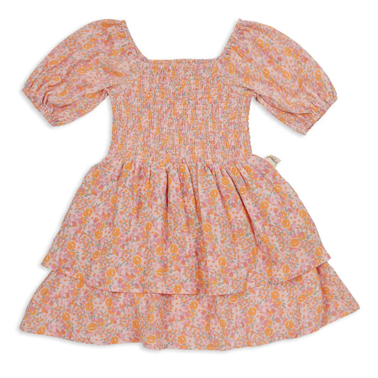 FLORENTINA SHIRRED DRESS