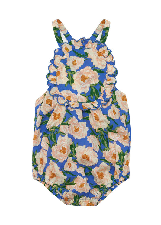 FREYA ROMPER - SOIREE BOUQUET BONDI BLUE