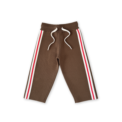 ORGANIC TAPE MILANO KNIT PANT - ESPRESSO