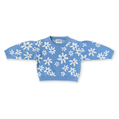 ORGANIC WILD FLOWER KNIT PULLOVER