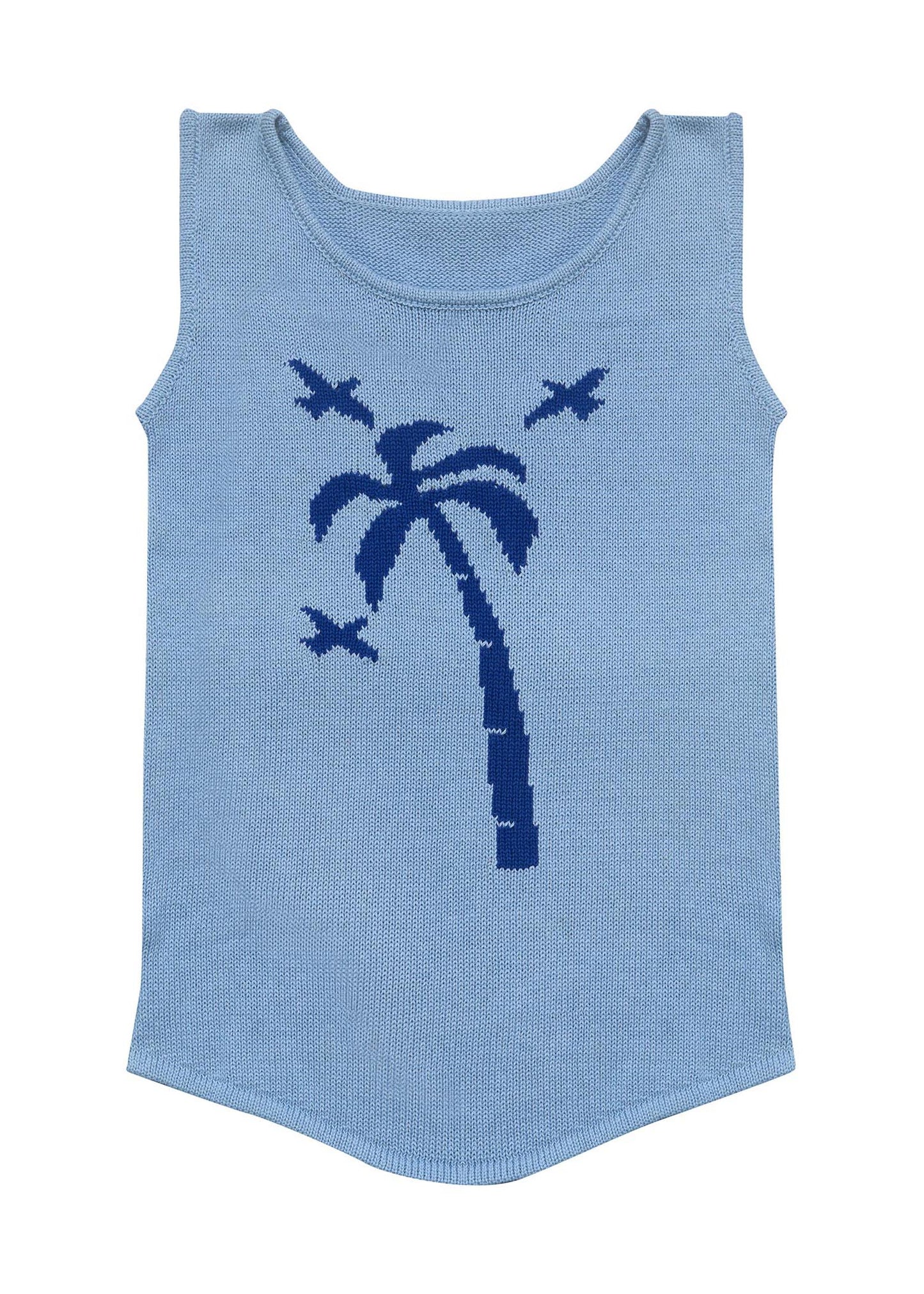 GINA DRESS - ISLAND BLUE