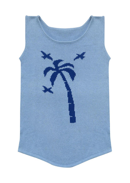 GINA DRESS - ISLAND BLUE