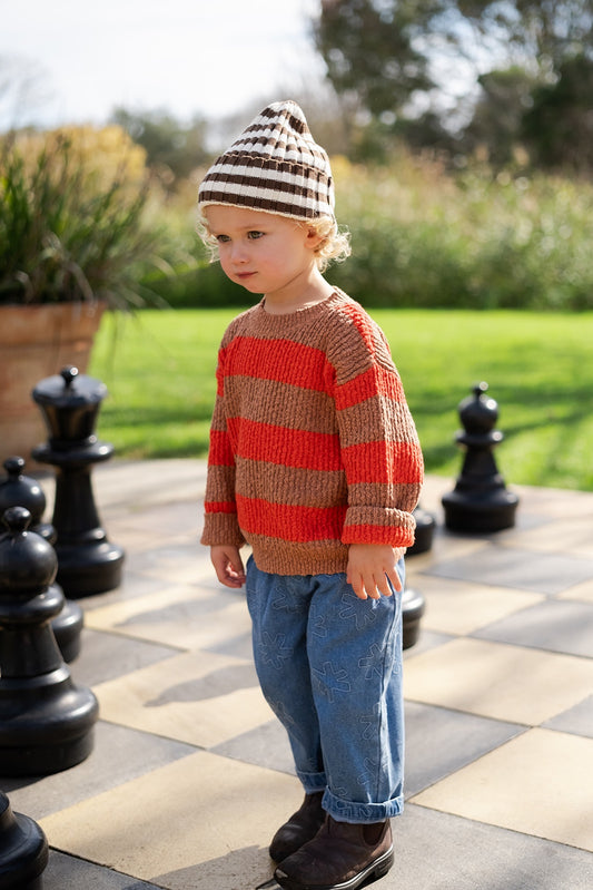 ORGANIC TEXTURED RIB PULLOVER - EARTH & SAUCE