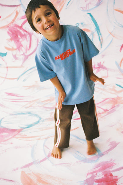 ORGANIC TAPE MILANO KNIT PANT - ESPRESSO