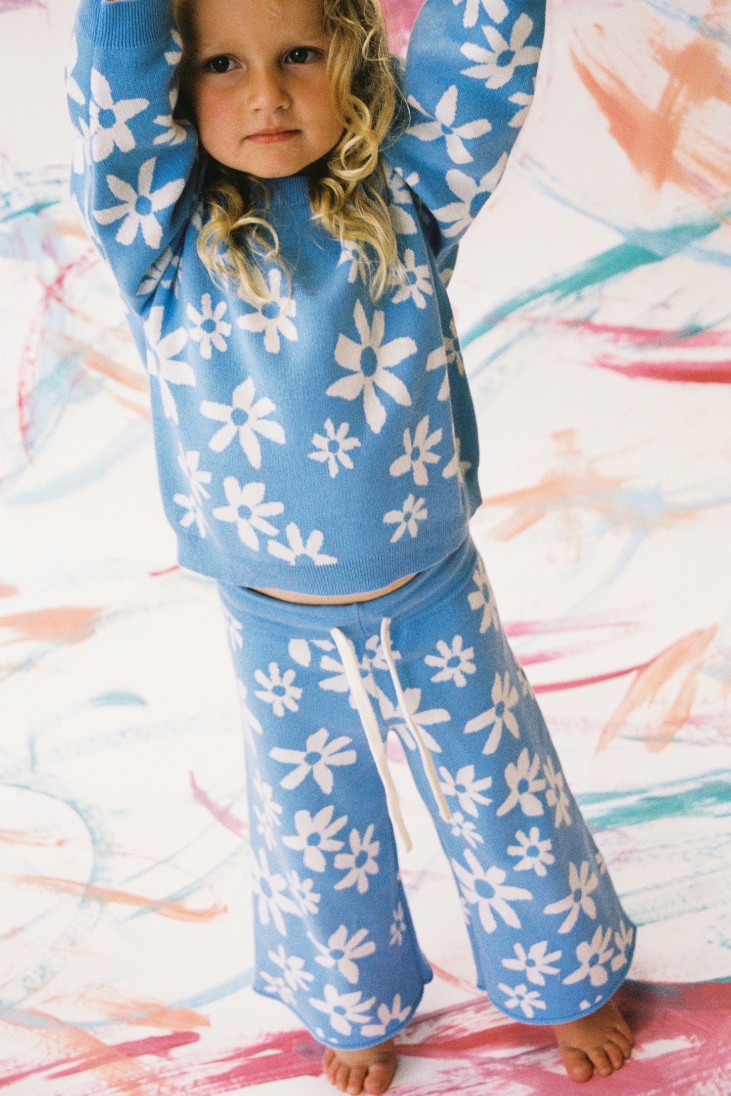 ORGANIC WILD FLOWER KNIT PULLOVER