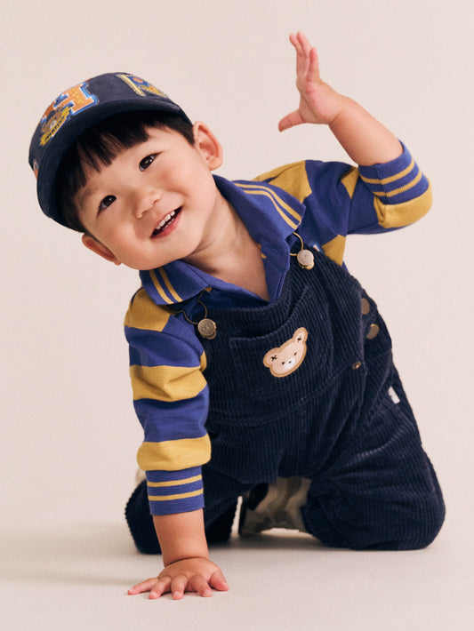 CLASSIC CORD OVERALLS - NAVY