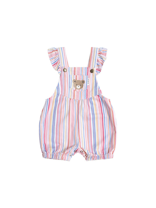 PASTEL STRIPE BUBBLE ROMPER