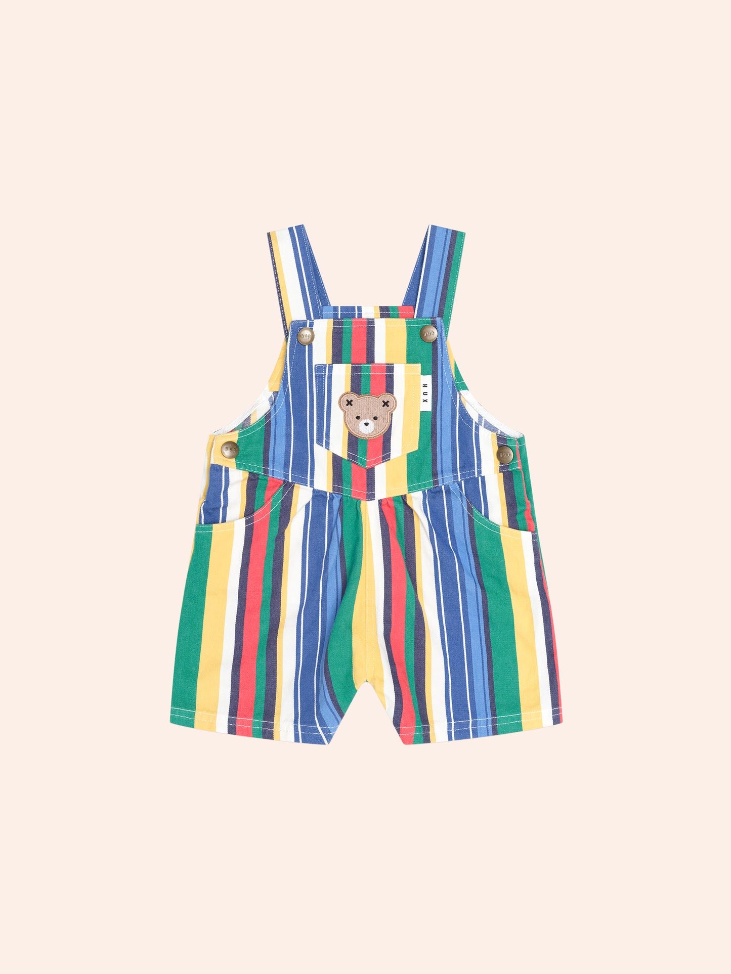 VARIEGATED STRIPE SHORTALL - MULTI