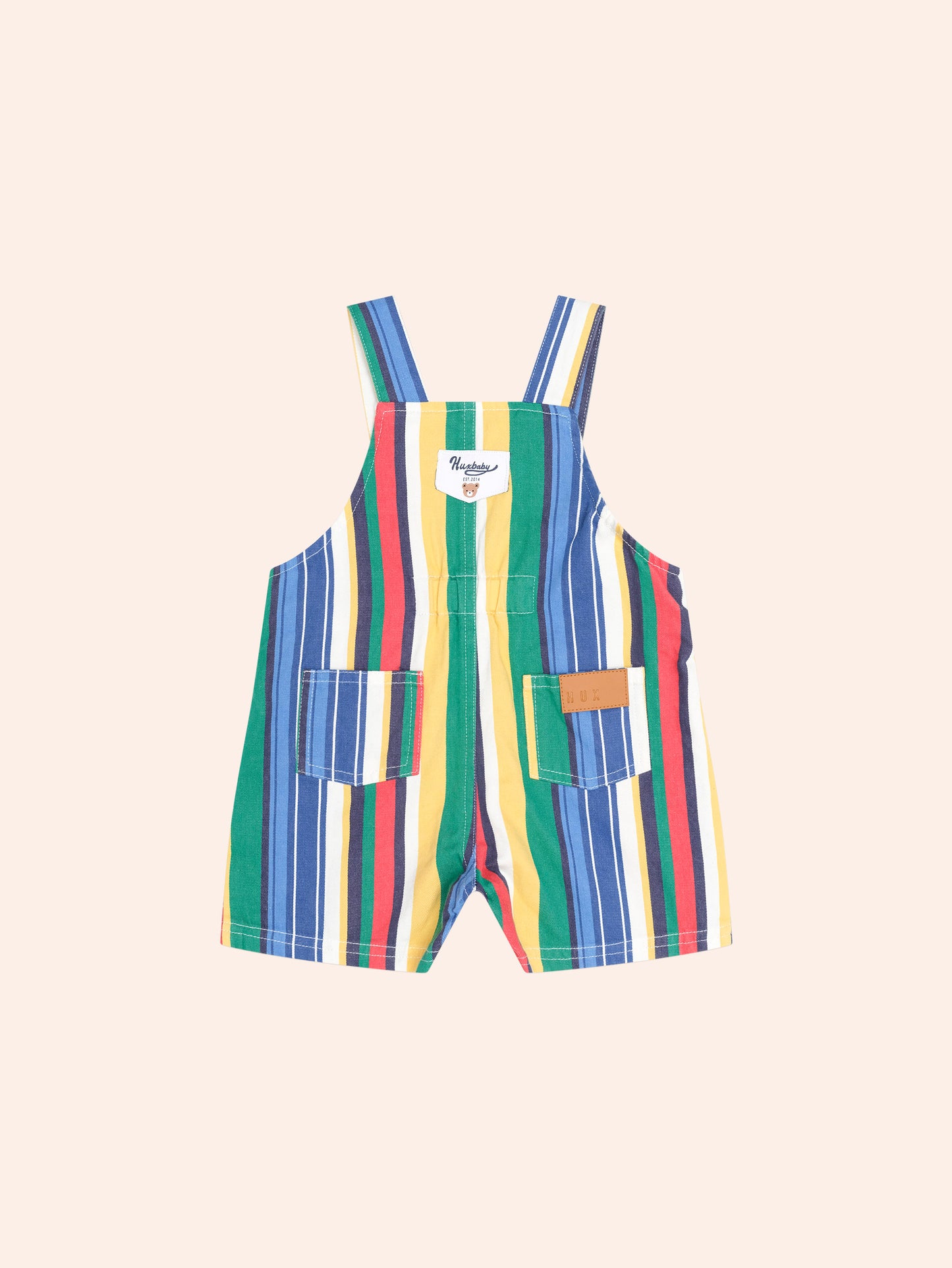 VARIEGATED STRIPE SHORTALL - MULTI