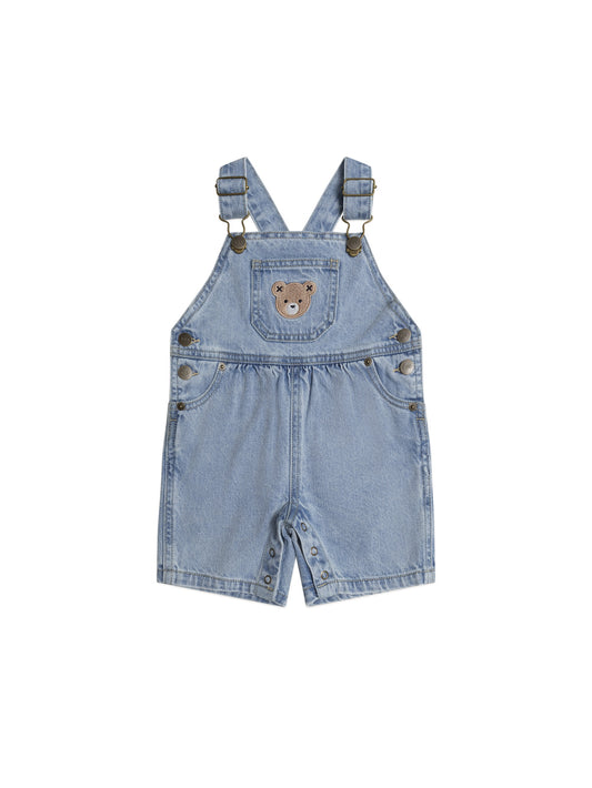 DREAMY DENIM SHORT OVERALLS