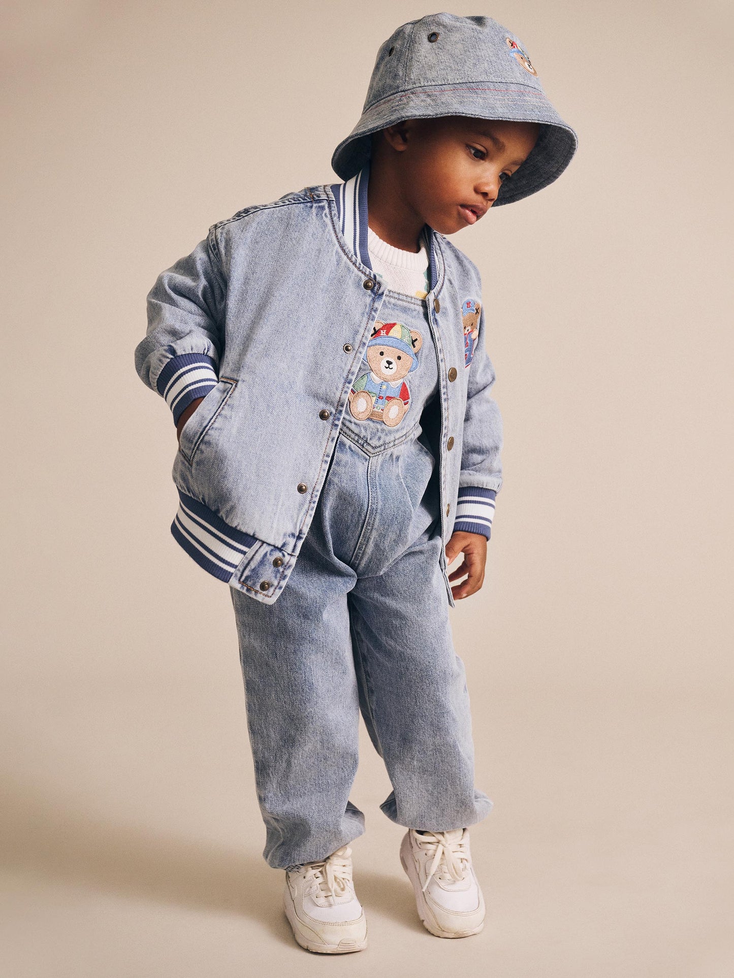 DREAMY DENIM HUXBEAR OVERALLS