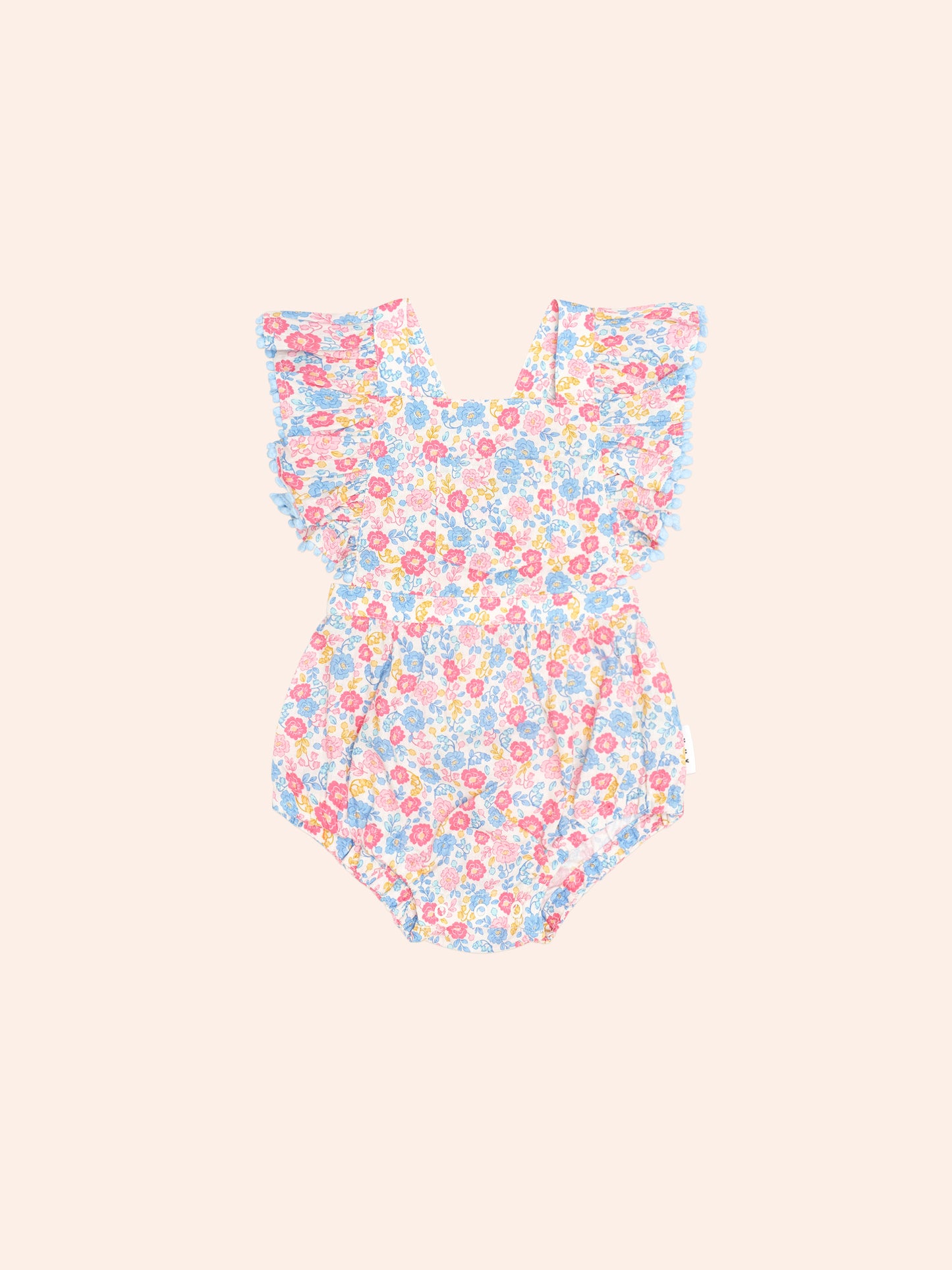 VINTAGE FLORAL PLAYSUIT - MULTI