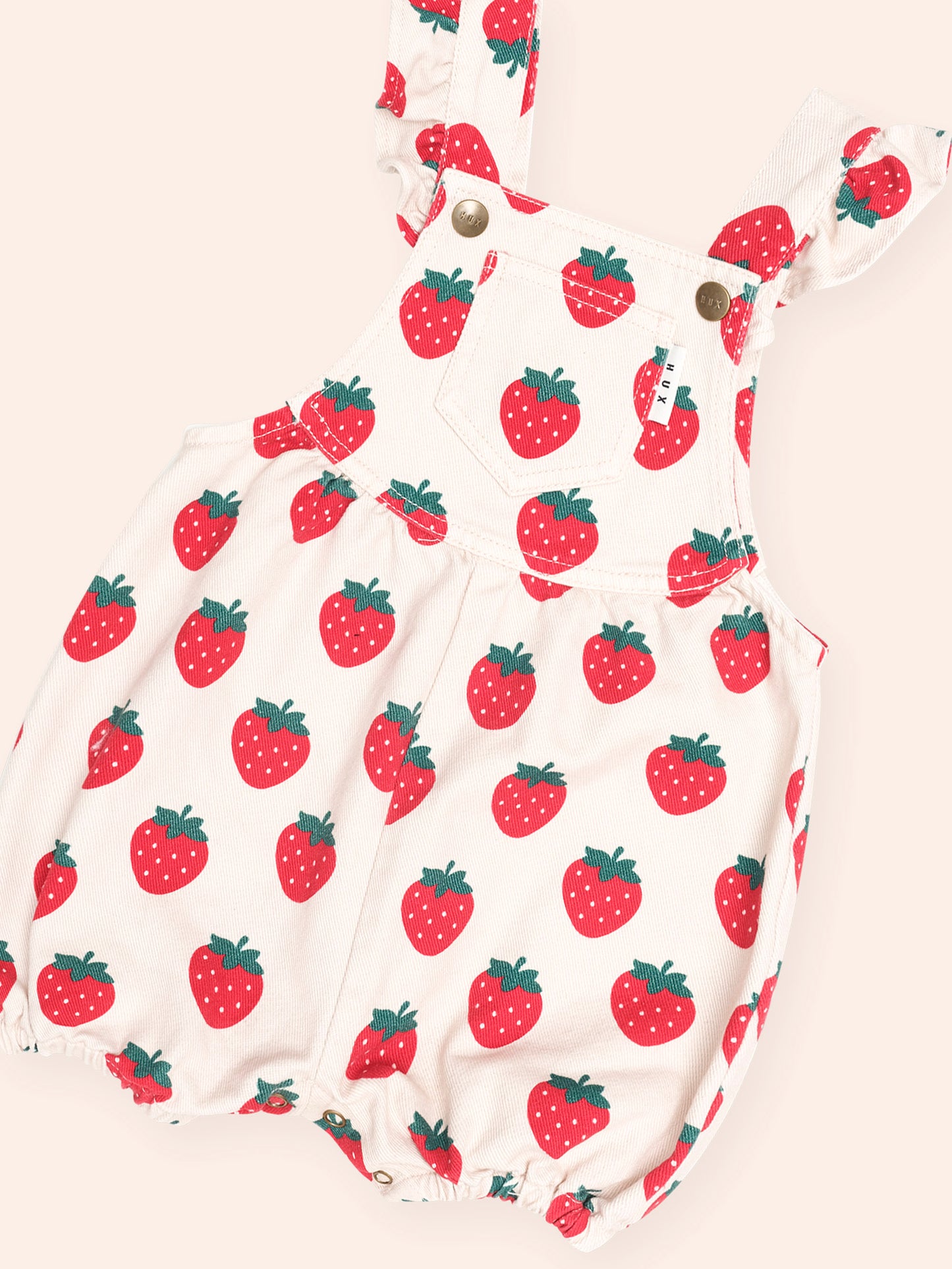 STRAWBERRY BUBBLE ROMPER - MULTI STRAWBERRY