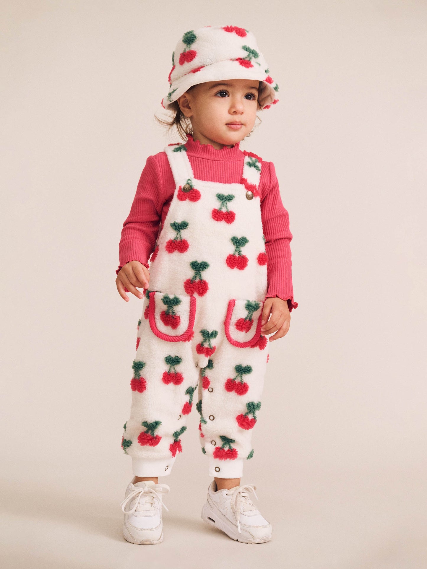 PRE ORDER VERY CHERRY SHERPA OVERALLS
