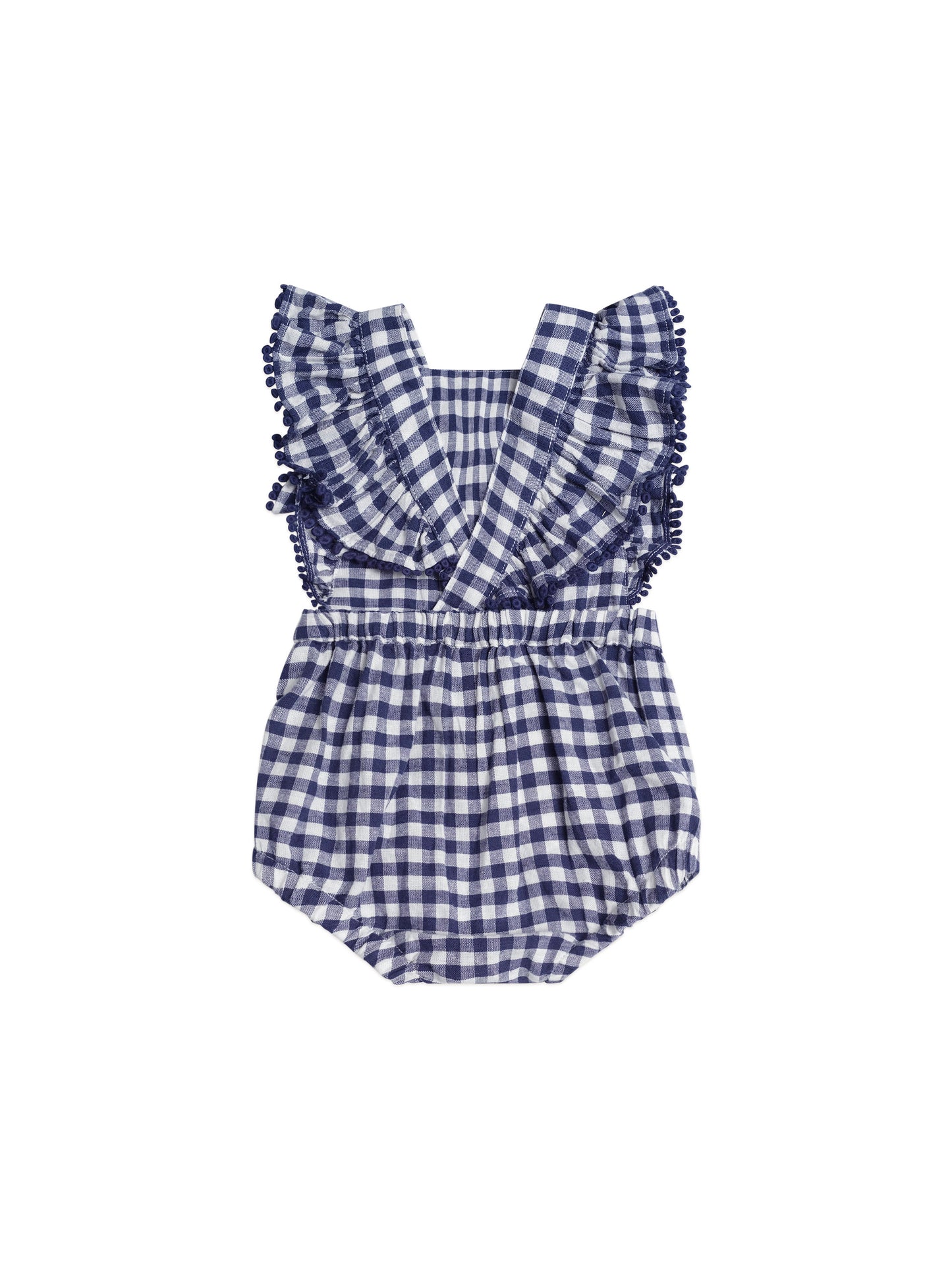 FRILLY PLAYSUIT - CHERRY PIE CHECK
