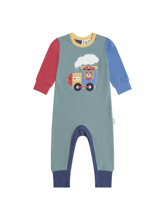 CHOO CHOO HUX ROMPER - MULTI