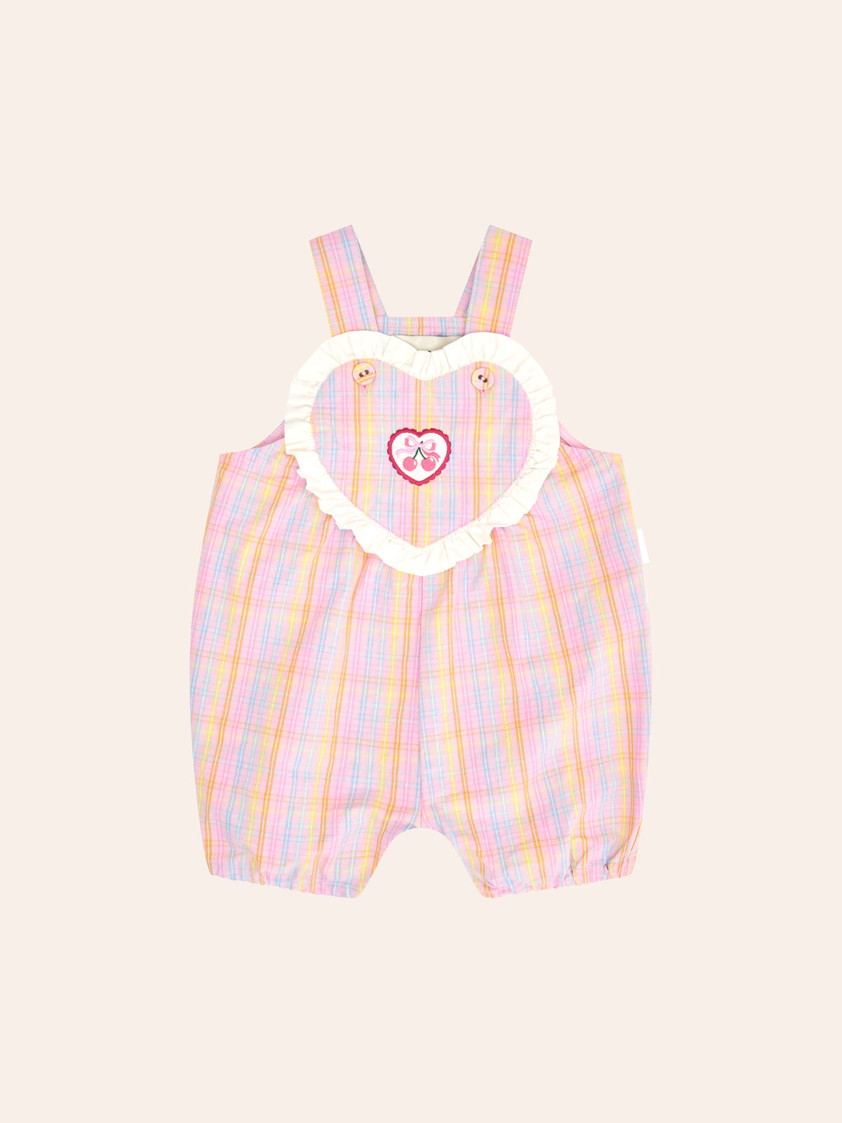 SEASIDE RAINBOW STRIPE SHORTALL