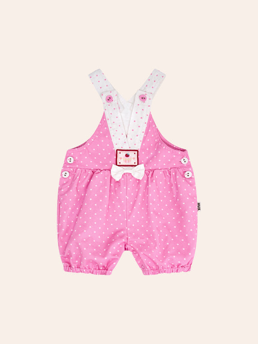 ICING-ON-THE-CUPCAKE POLKA DOT ROMPER - SHERBET