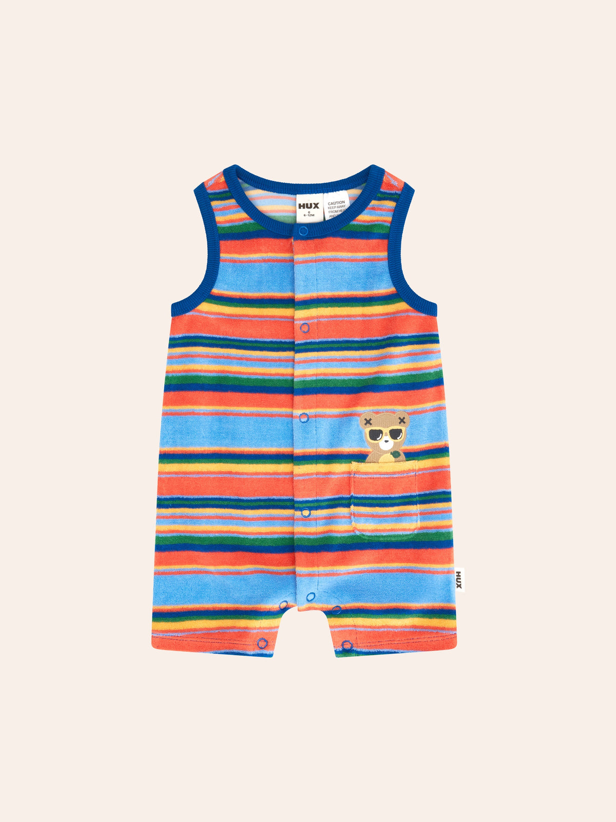 HUX SUNSET STRIPE ROMPER