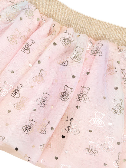 CLOUD BEAR TULLE SKIRT - MULTI