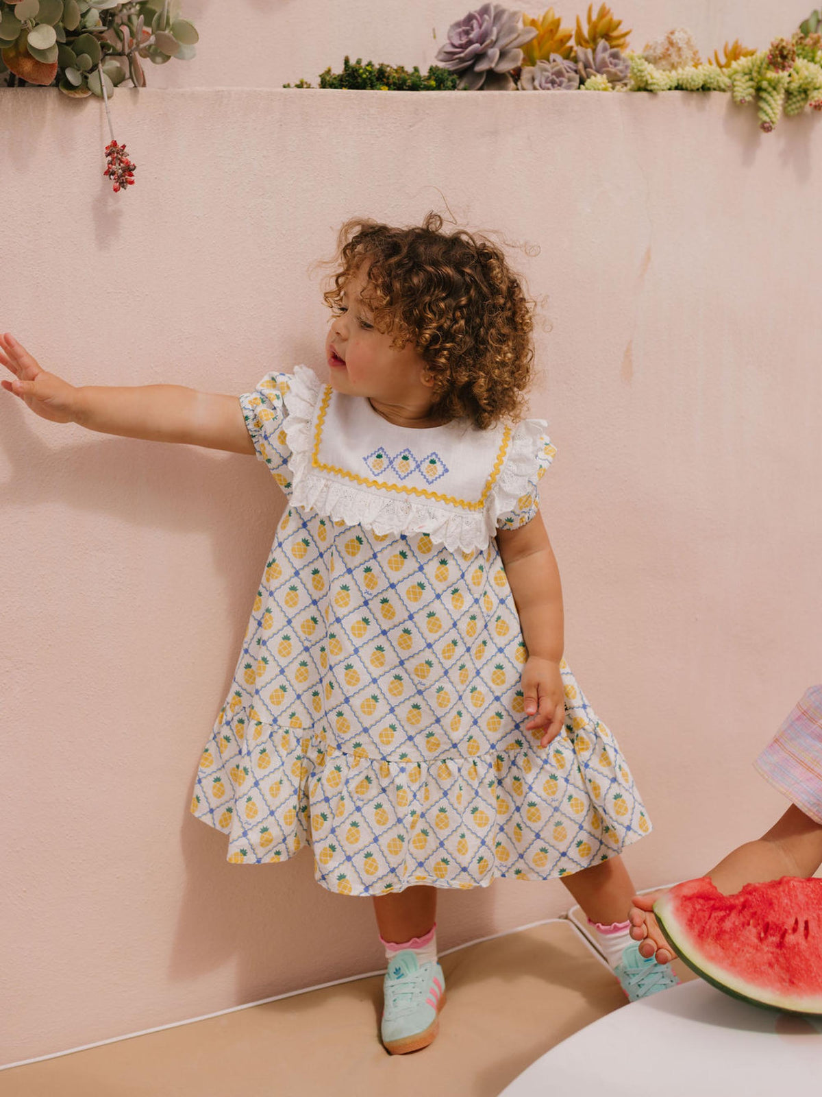 PINEAPPLE TILE DRESS