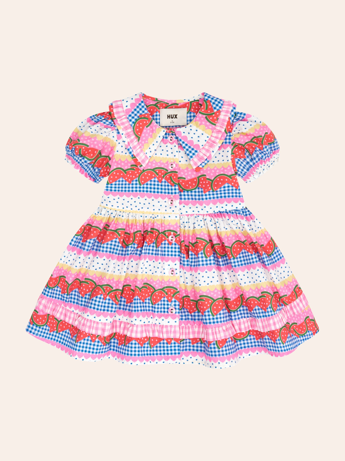 WATERMELON SUGAR COLLAR DRESS