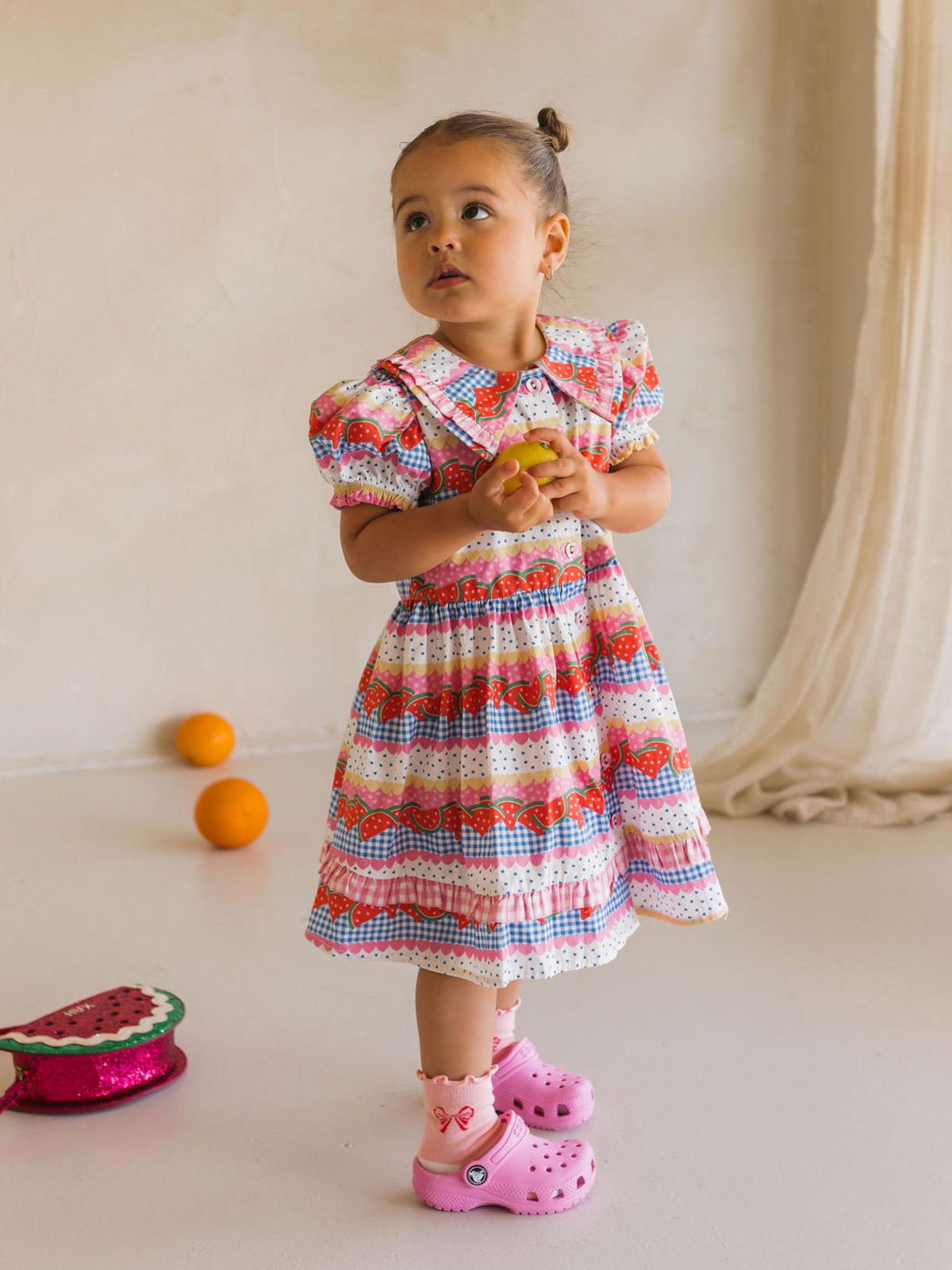 WATERMELON SUGAR COLLAR DRESS