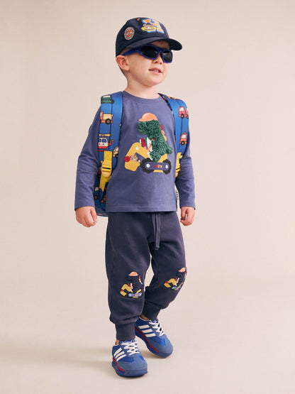 TRADIE DINO TOP - VINTAGE BLUE