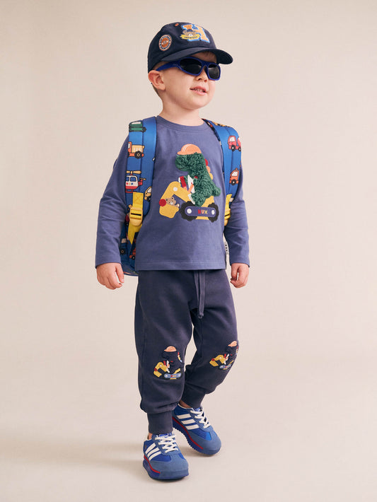 TRADIE DINO TOP - VINTAGE BLUE