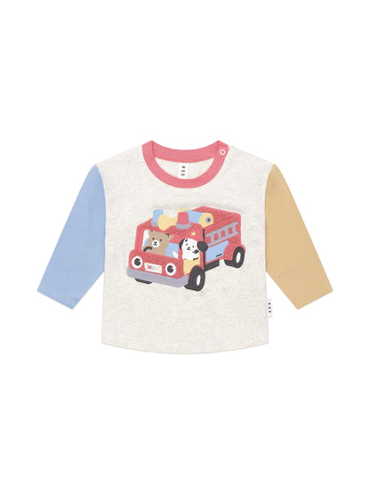 FIRETRUCK HUX TOP - ALMOND MARLE