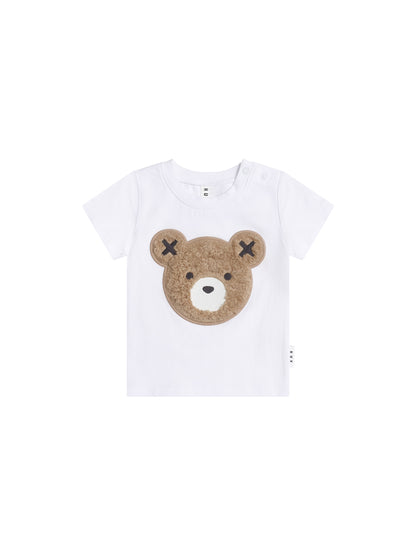 FURRY HUXBEAR TEE - CRISP WHITE