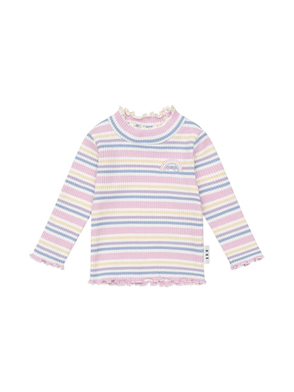 RIB SKIVVY - RAINBOW STRIPE